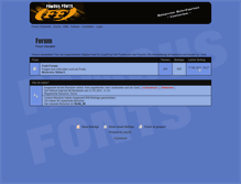 Tablet Screenshot of forum.famousfonts.de